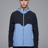 Robinson Jacket - Black / Dusky Blue