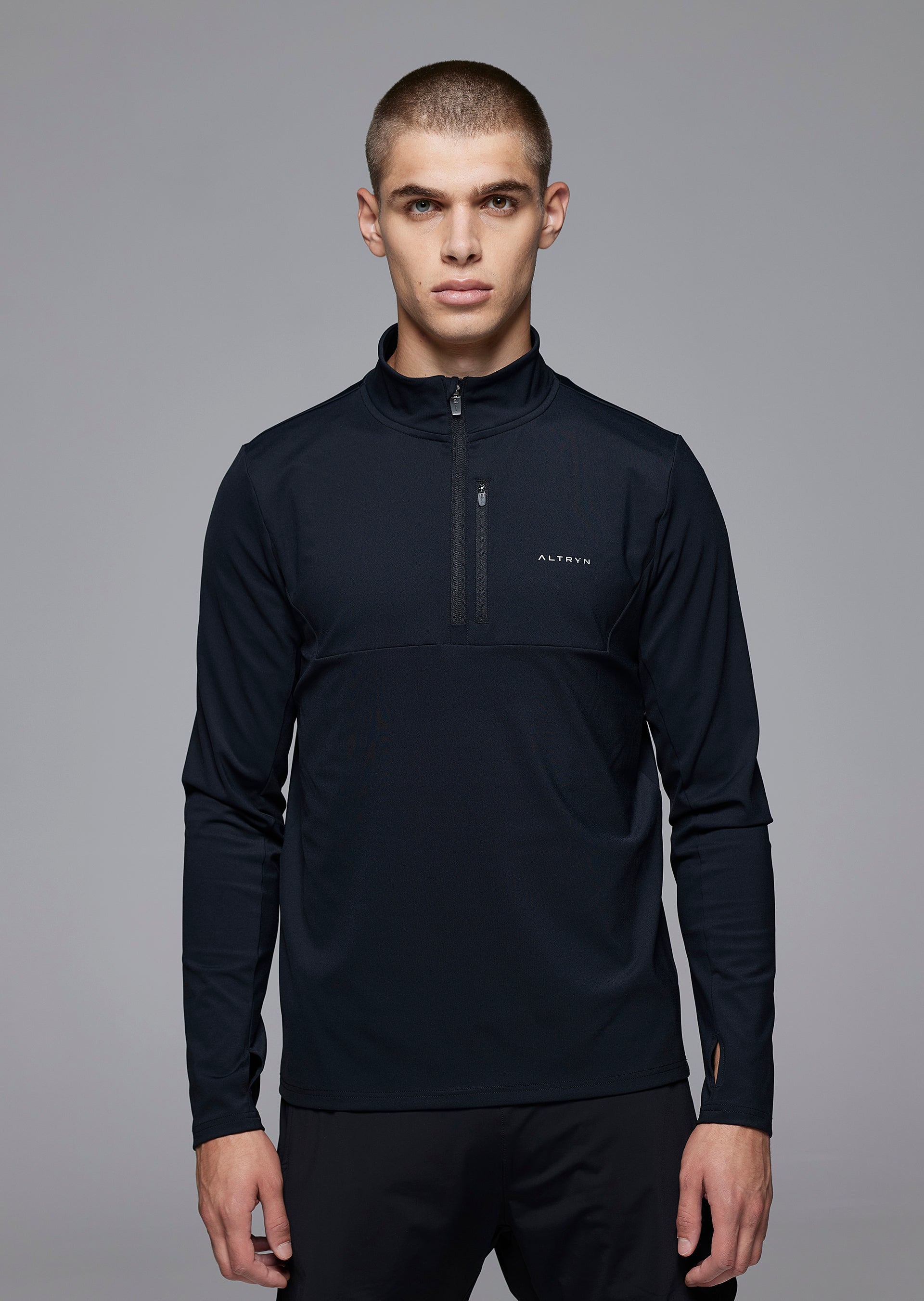 Steeple Quarter Zip - Black