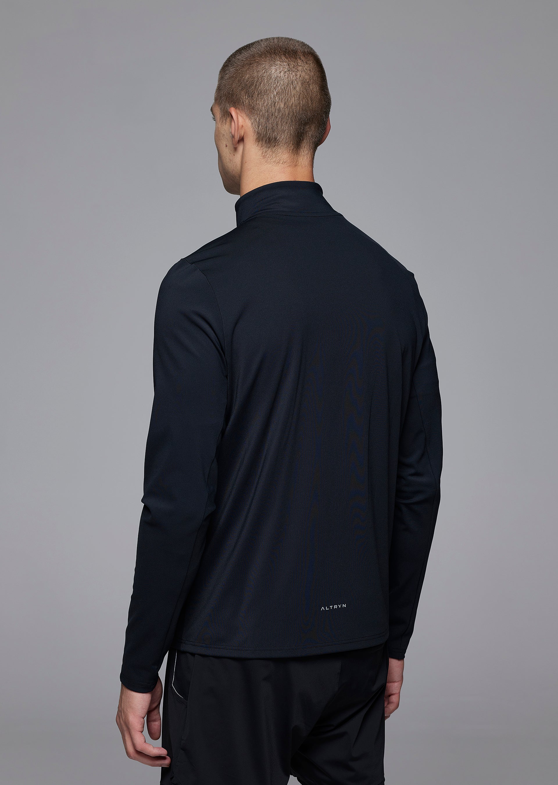 Steeple Quarter Zip - Black