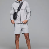 Ascend Tech Shorts Tracksuit - Greystone