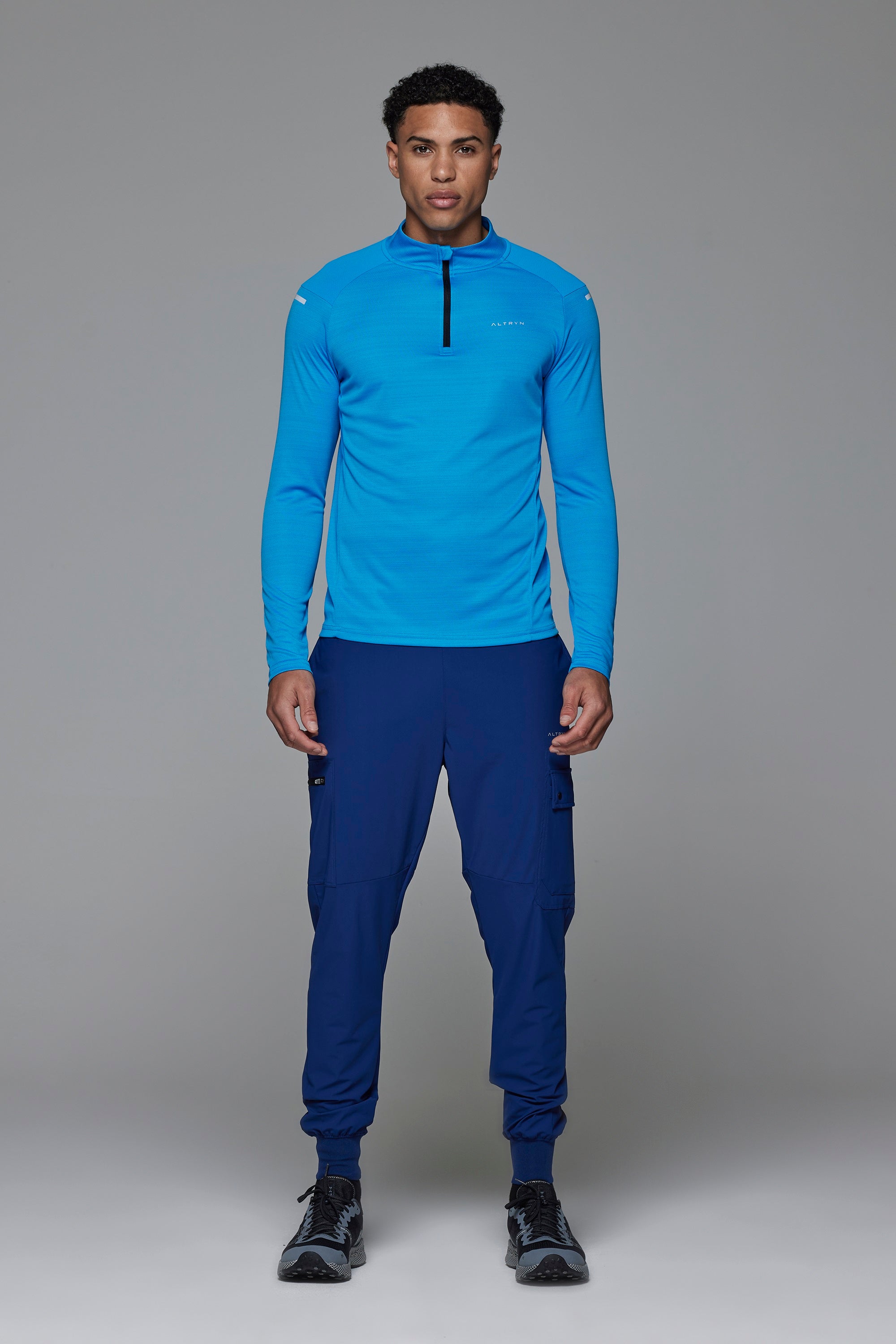 Pike Tech Quarter Zip Top - Azure