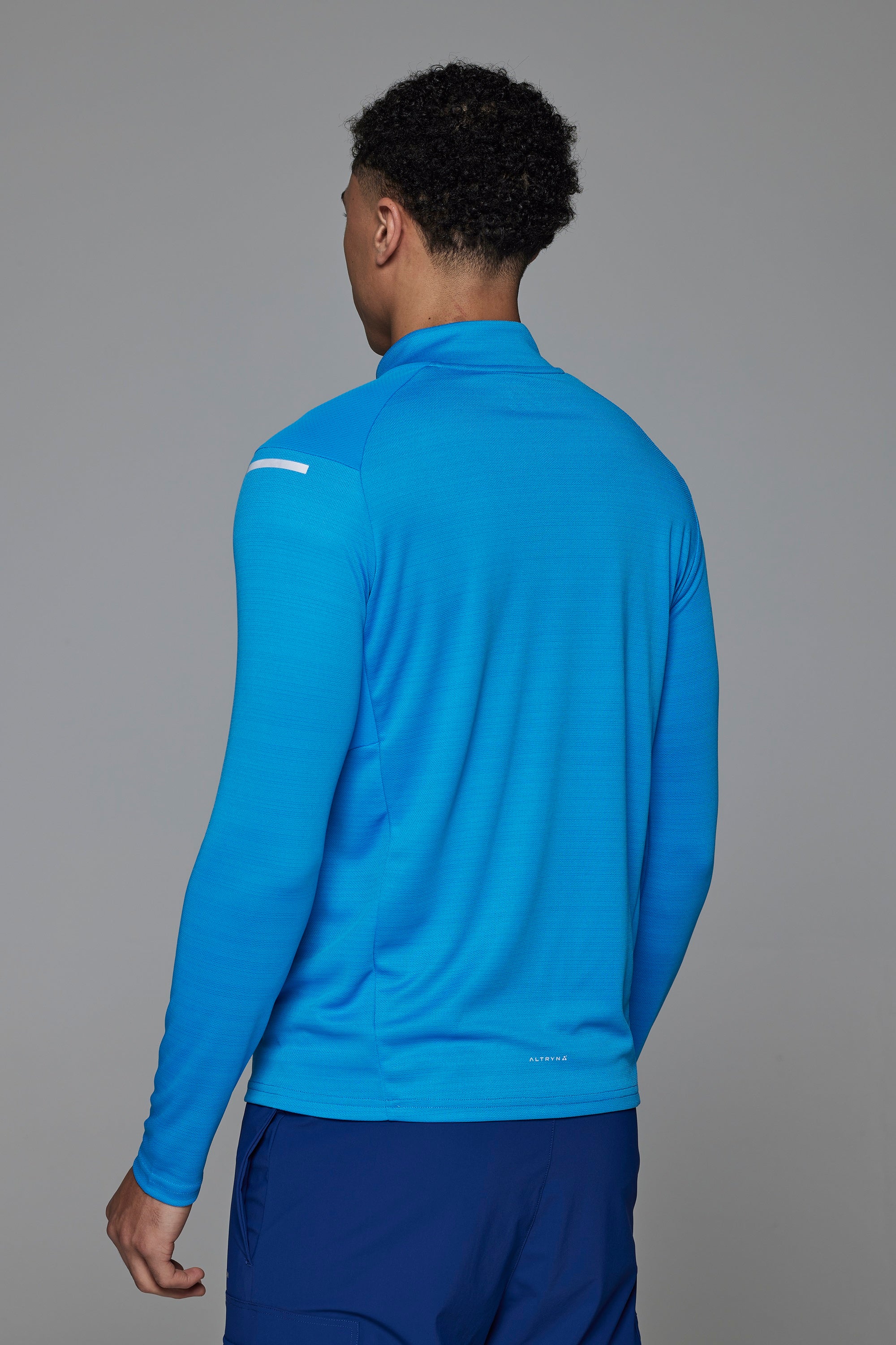 Pike Tech Quarter Zip Top - Azure