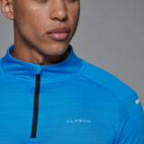 Pike Tech Quarter Zip Top - Azure