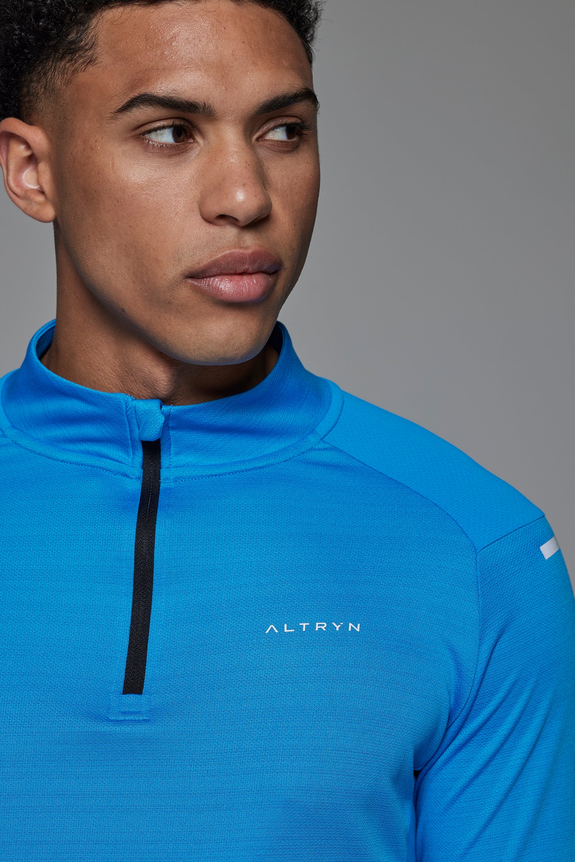 Pike Tech Quarter Zip Top - Azure